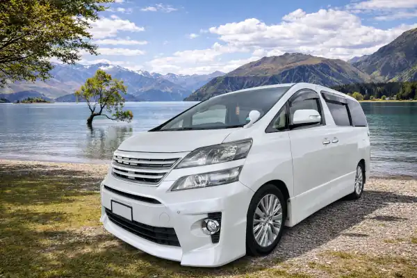 Escapade 4 campervan in a New Zealand landscape