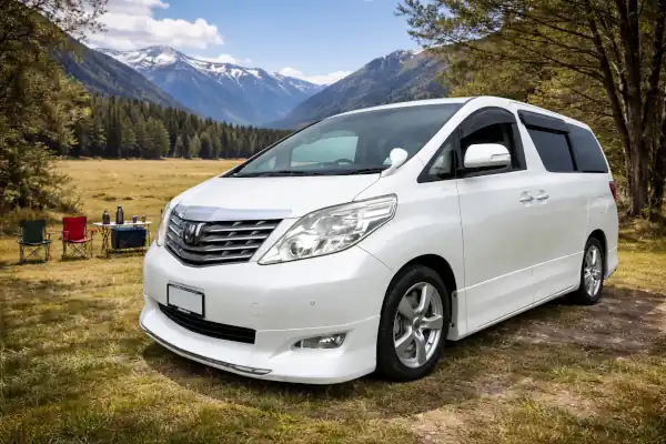 Escapade campervan in a New Zealand landscape