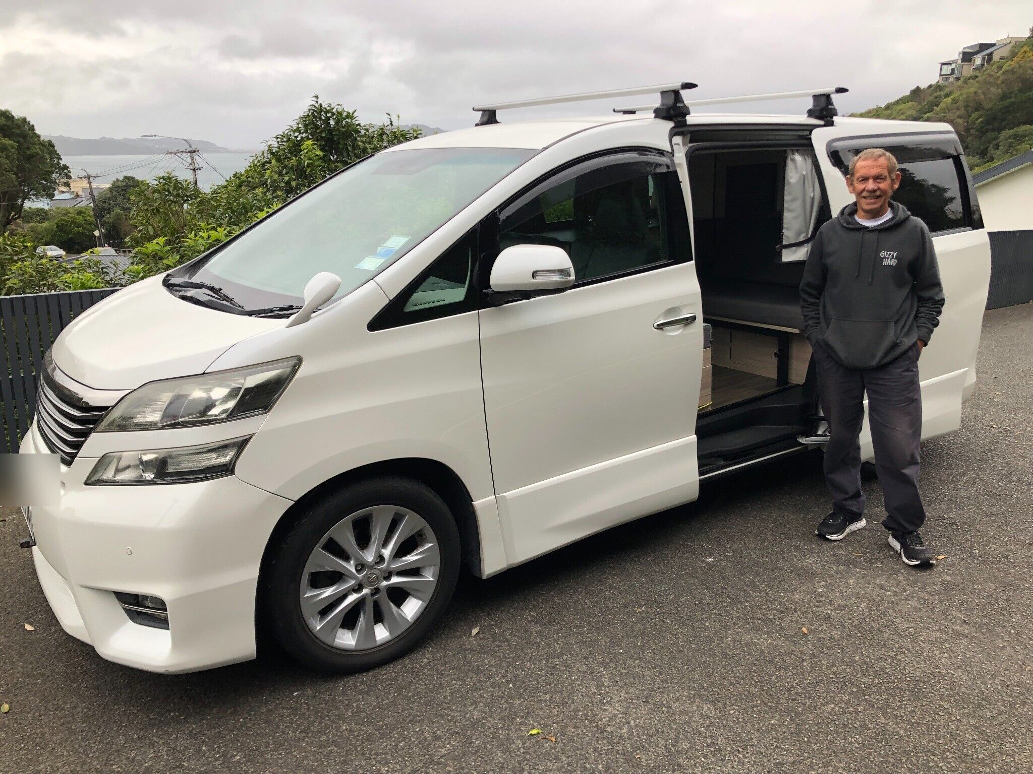 Niels Madsen with his Elite RV campervan