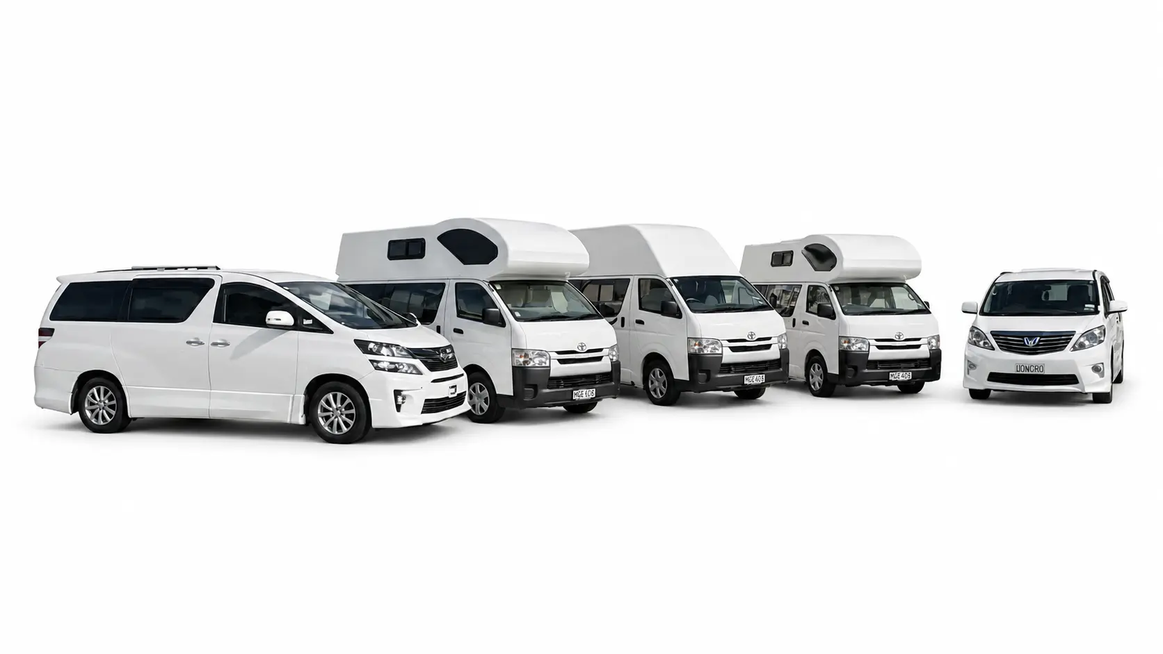 The Elite RV campervan range